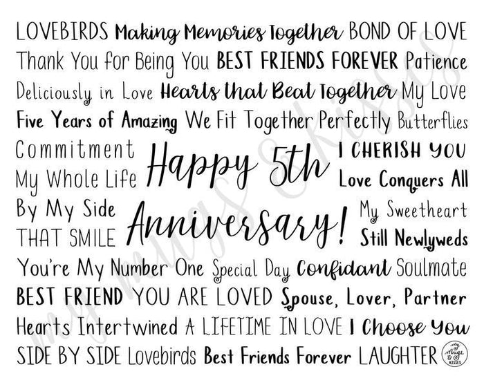 5th Anniversary Digital Download