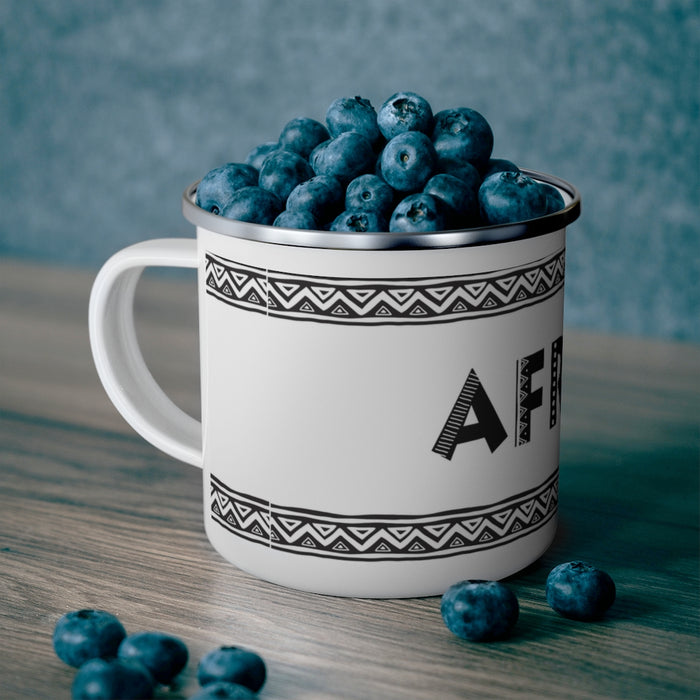 Africa Enamel Mug
