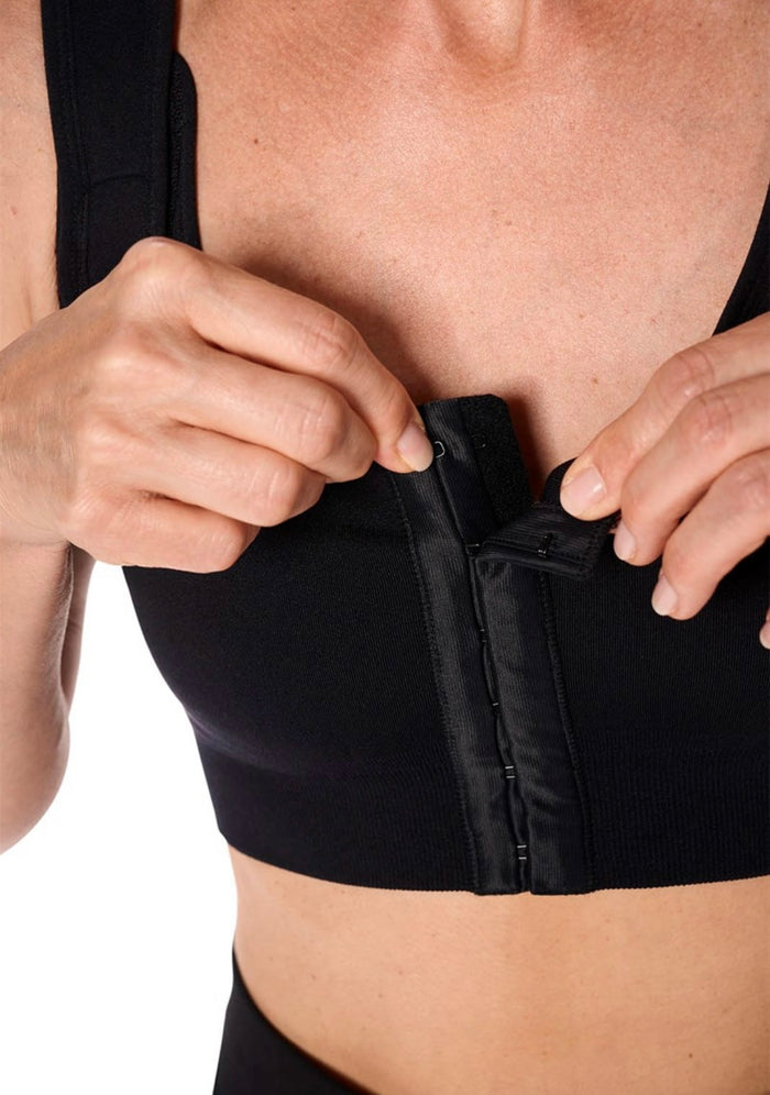 Amoena Sina Seamless Surgical Bra Black
