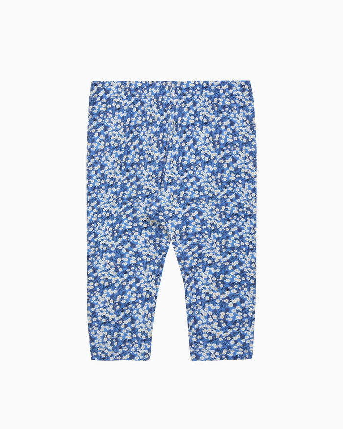 Lily Rose Leggings Baby Misti Leggings in Blue Floral