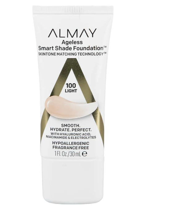 Base de Maquillaje Almay Hipoalergénica con Ácido Hialurónico