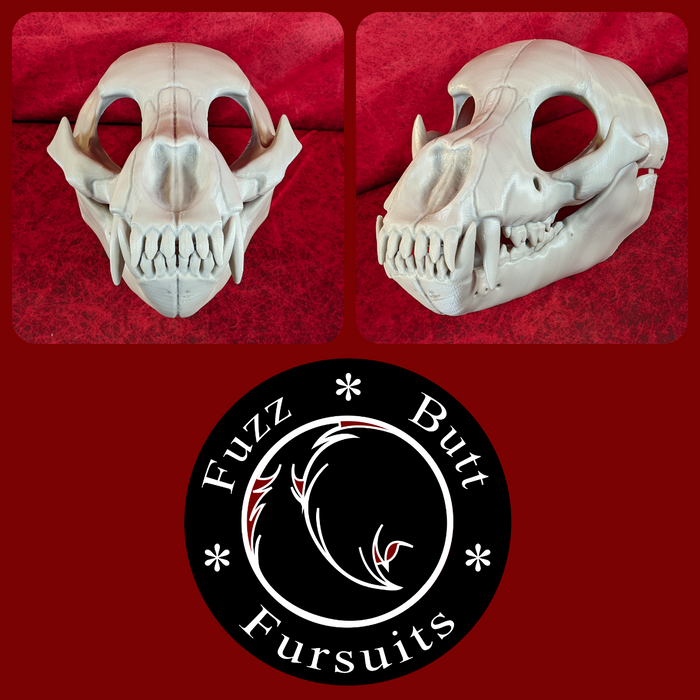 53. Bear Skull (10 head height. Plastic: Bone)