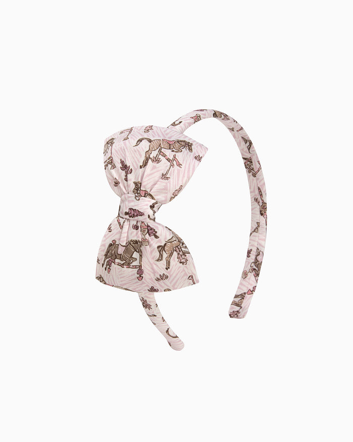 Lily Rose Alice Band Big Bow Alice Band in Gymkhana