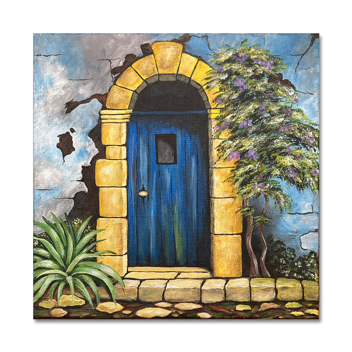 Blue Threshold 12X12 Acrylic On Canvas