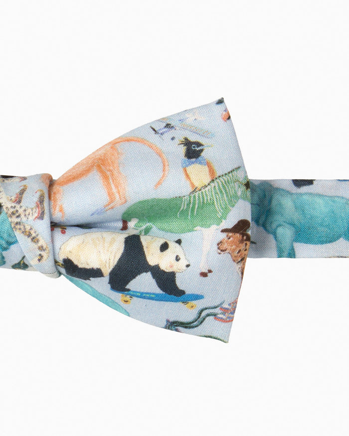 Chelsea Clothing Company Bow Tie Bow Tie in Blue Zoo