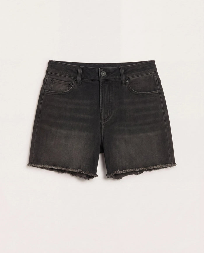 Black $|& SEAS Boyfriend Short - Hanger Detail