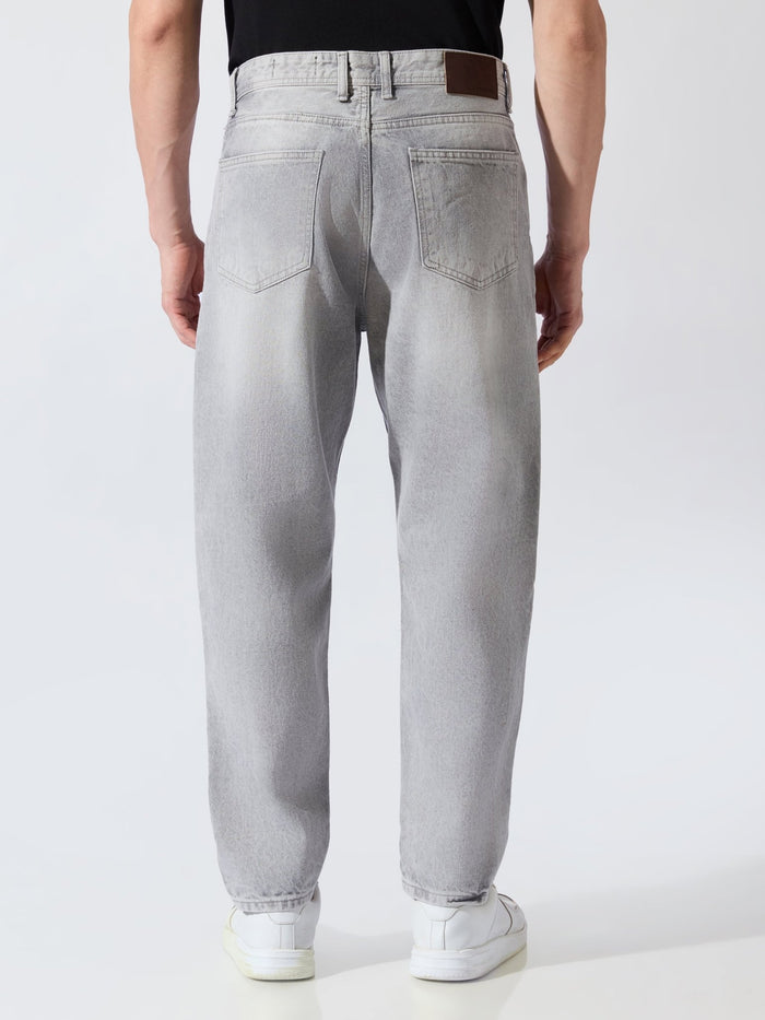 Men's Crop Fit Jeans - Grey