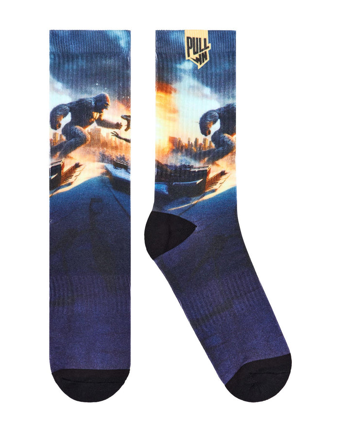 chaussettes long jurassic PULLIN en polyester