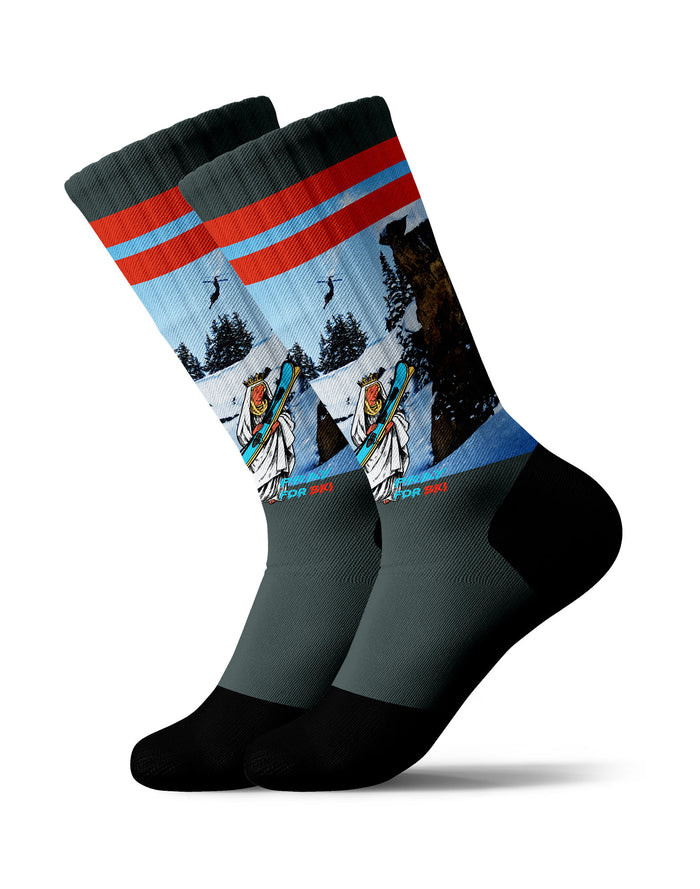 chaussettes sublimées longgenep PULLIN