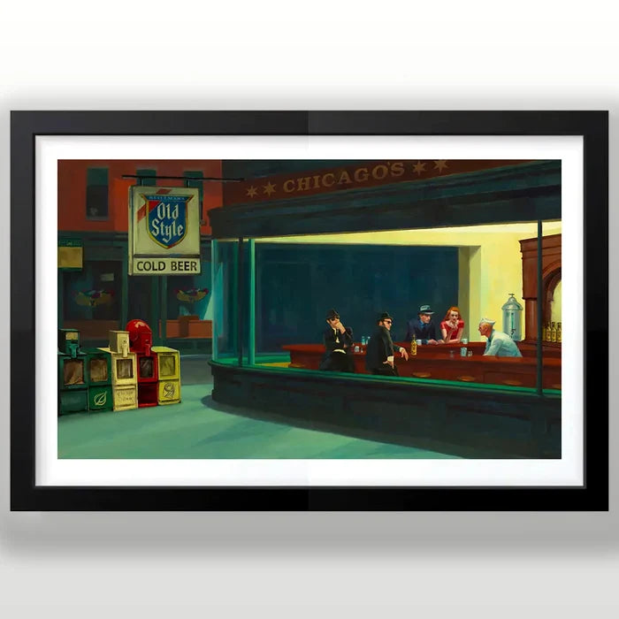 Chicago Nighthawks 11" x 17" Print