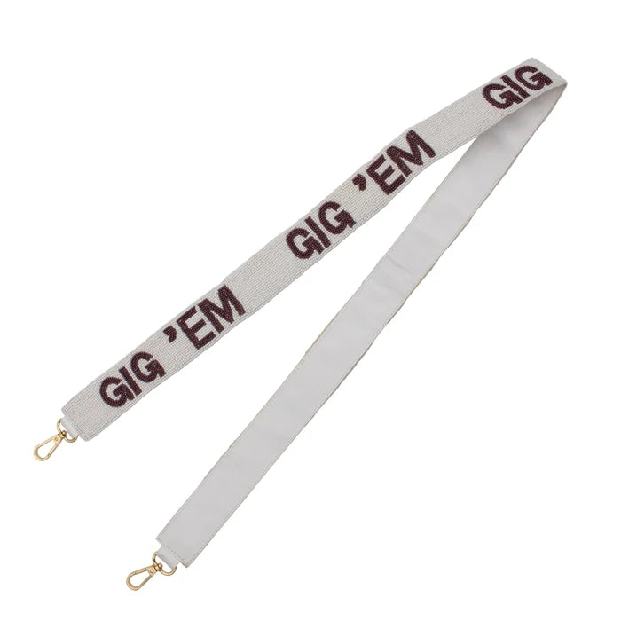 Collegiate Beaded Straps, Assorted Schools