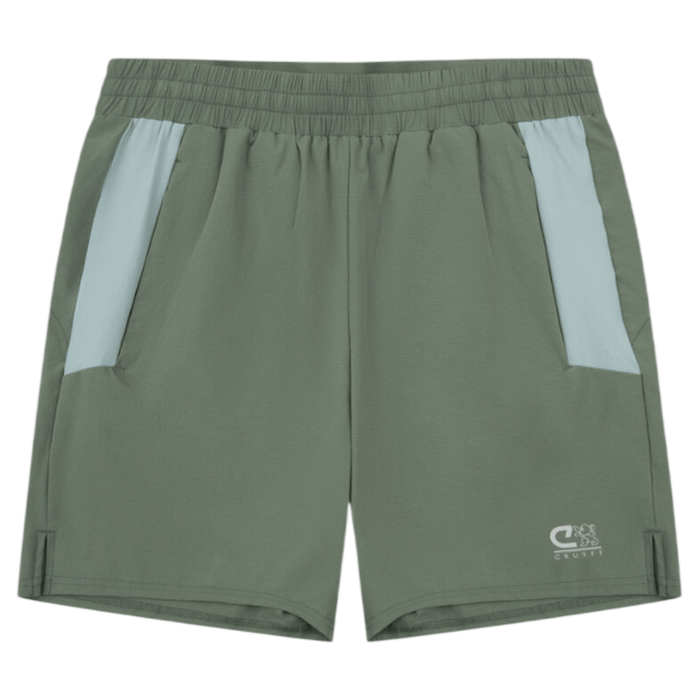 Cruyff Men's 2 Piece Co Ord Set Sage/Khaki T-Shirt & Shorts