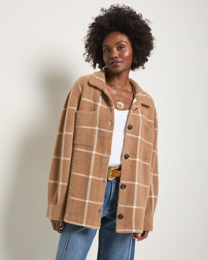 Dune $|& SEAS Daydreamer Shacket - VOF Front