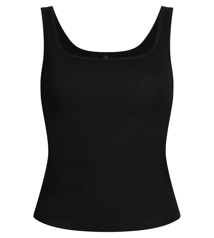 Débardeur femme brassière intégrée Noir Dim Summer