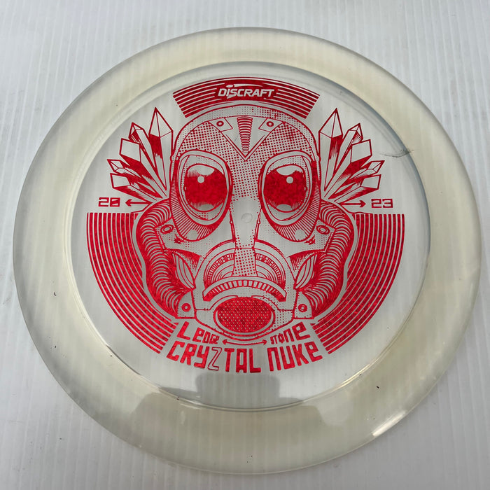 Clear/Red Sparkle Stamp / 173-174 grams