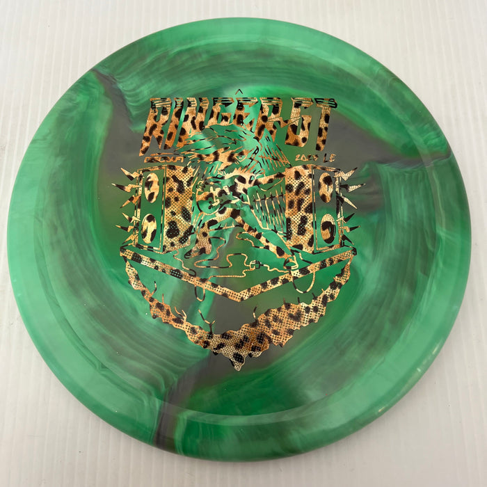 Green & Purple/Bronze Holo Leopard Print Stamp/173-174g 10