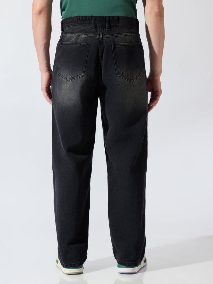 Men's Relaxed Fit Jeans - Black Shade