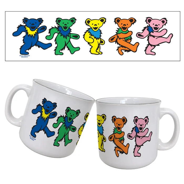 Grateful Dead Bears Camper Mug