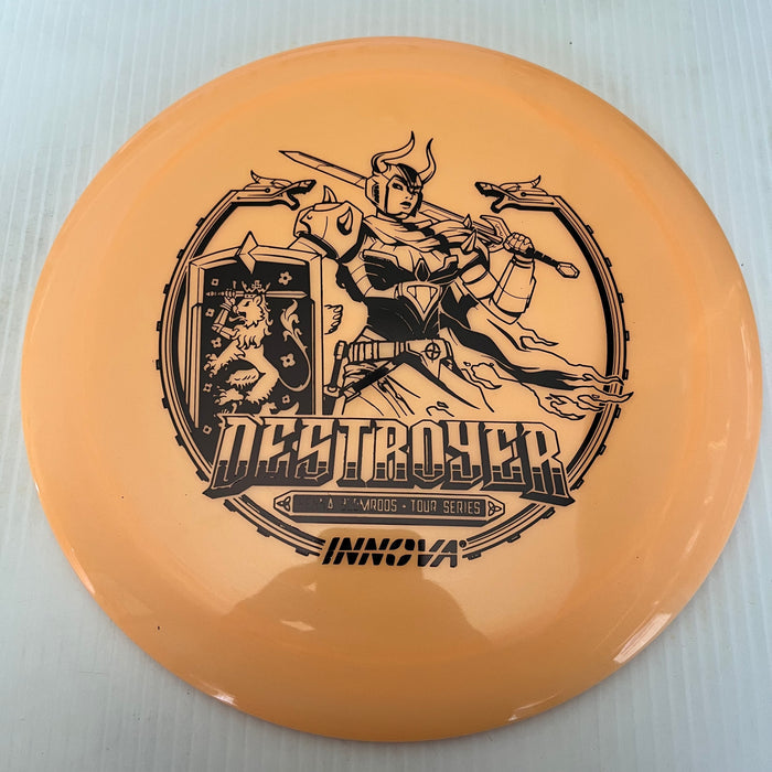 Glow Orange/Black Stamp / 173-5 grams