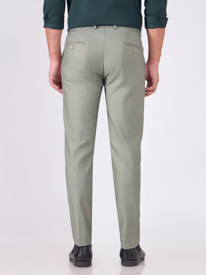 Men's Skinny Fit Formal Pant - light green