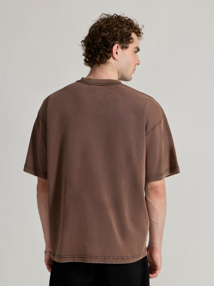 Men's Baggy T-Shirt - Brown