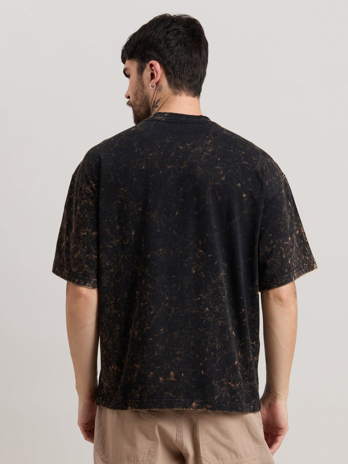 Kellington - Fade Black Baggy T-Shirt