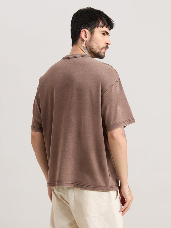 Kellington - Fade Brown Baggy T-Shirt