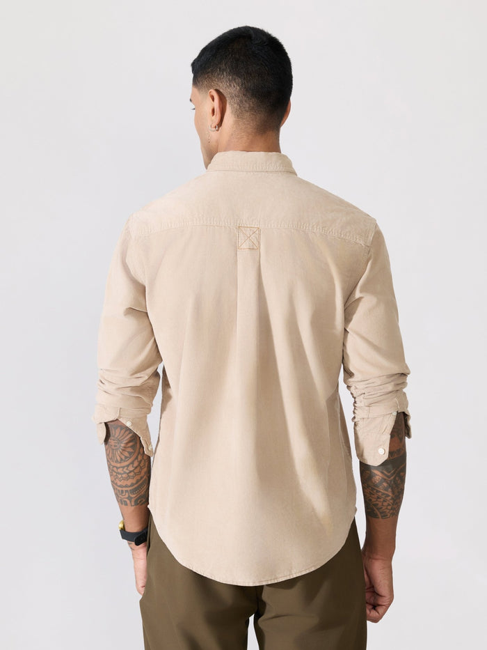 Kokamo - Relaxed Corduroy Shirt - Beige