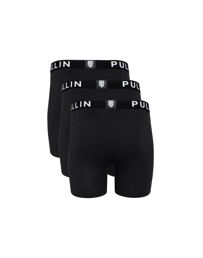 pack de 3 boxers longs black PULLIN en coton