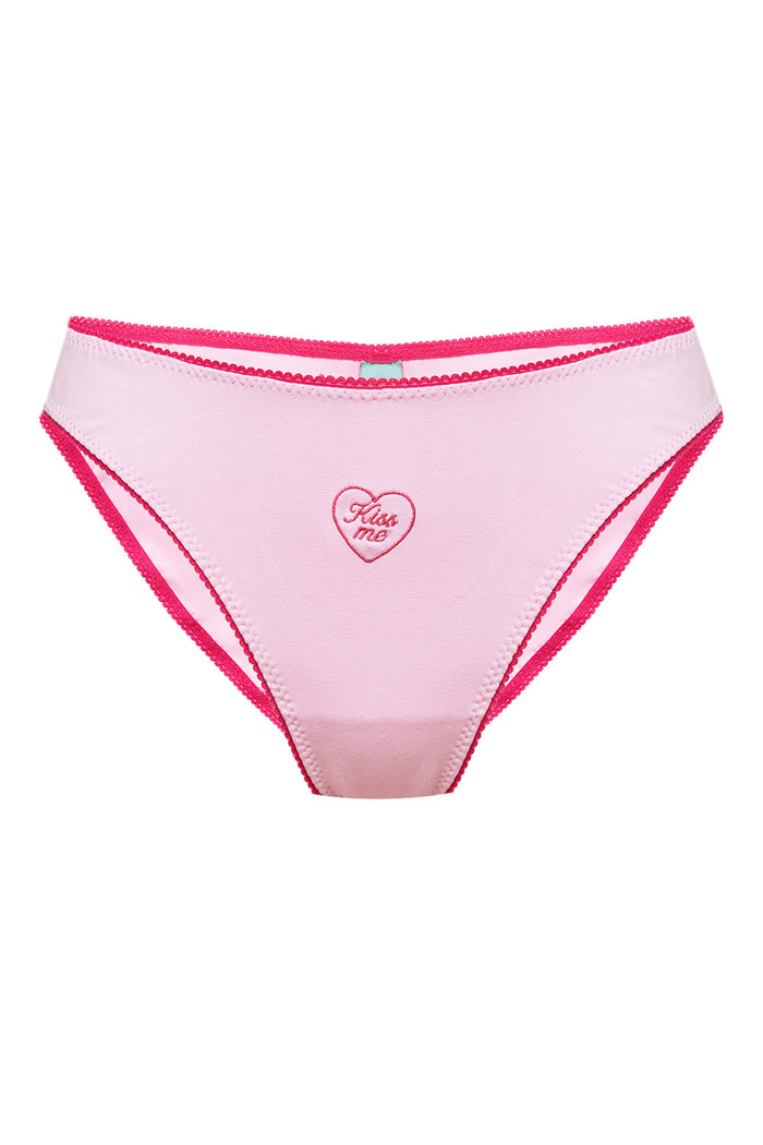 Mandy Kiss pink slip panties