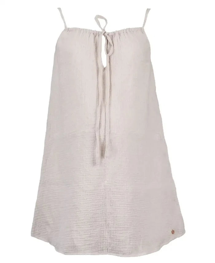 Maternity and nursing nightdress Trousseau beige
