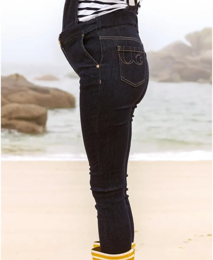 Maternity and postpartum dark blue denim Sharon - Jeans