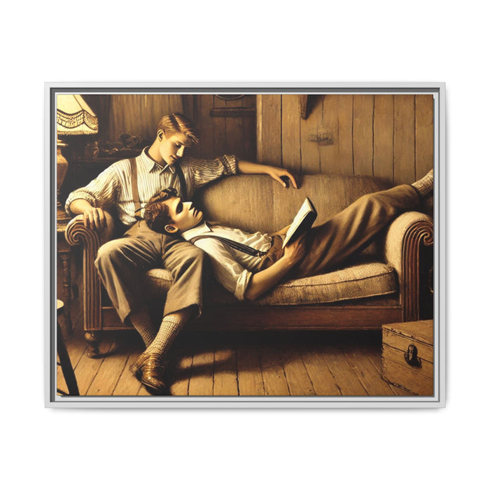 30" x 24" (Horizontal) / White / 1.25"