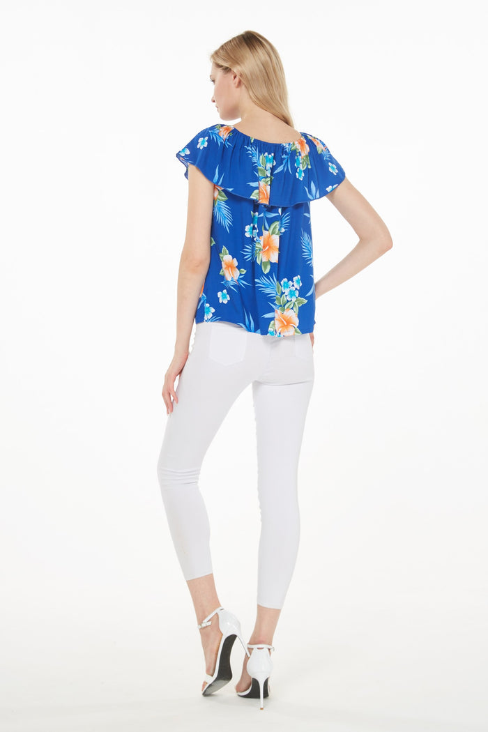 Mother Daughter Keaau Set in Hibiscus Blue