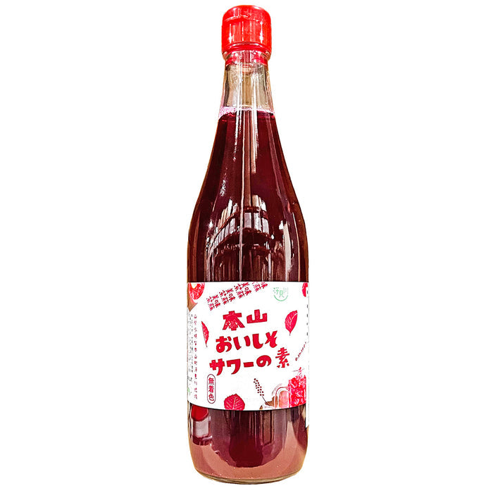 Motoyama Oishiso Red Shiso Syrup 24.3 fl oz
