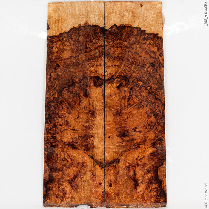 Natural wood honduran rosewood burl panels