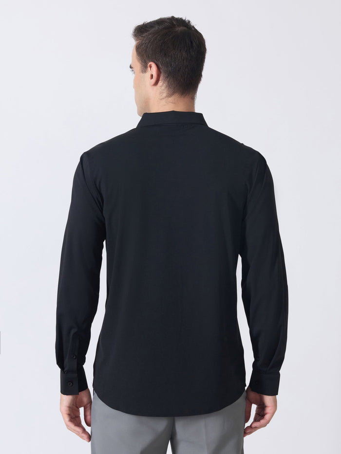 Nemo-5 - Stone Embellished Shirt - Black
