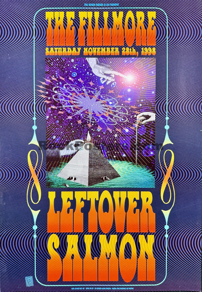 NF-351 - Leftover Salmon - Rex Ray - 1998 Poster - The Fillmore - Near Mint - SF Rock Posters & Collectibles