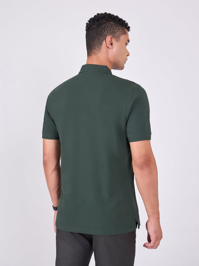 Men's Polo T-Shirt - bottle green