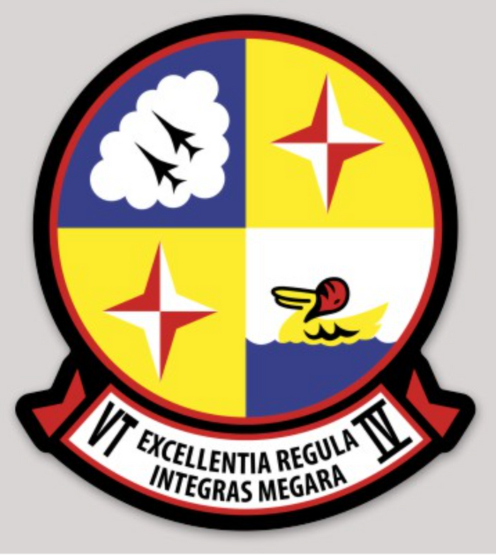 Officially Licensed US Navy VT-4 Warbucks Sticker