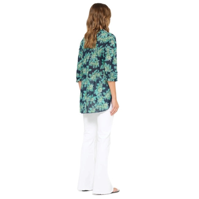 One Season Liguria Poppy Top Navy