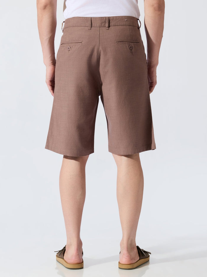 Origin - Regular Fit Shorts- Coffee