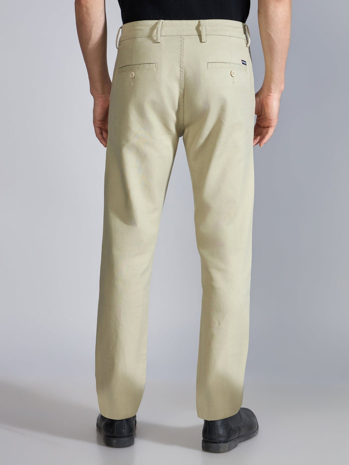 Orren - Slim Fit Cotton Pant - Dusty Yellow