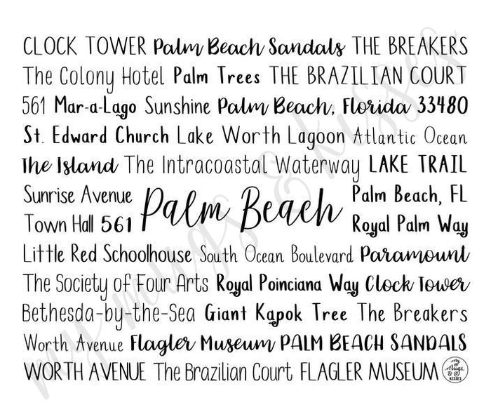 Palm Beach, FL Travel Mug