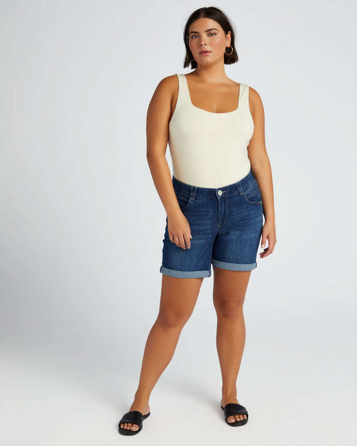 Blue $|& Democracy AbSolution Cuffed Short - SOF Full Front