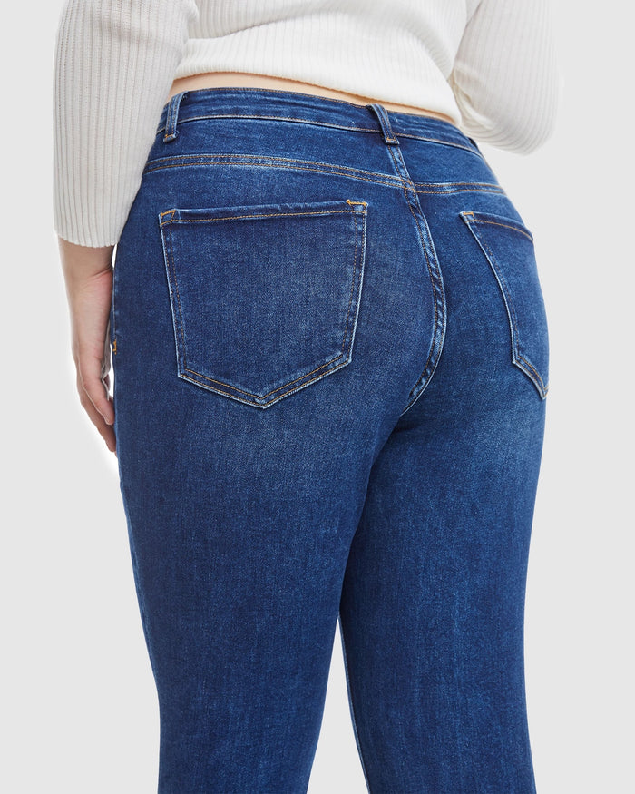 Deep Sea $|& Bayeas High Rise Bootcut Jeans - VOF Detail