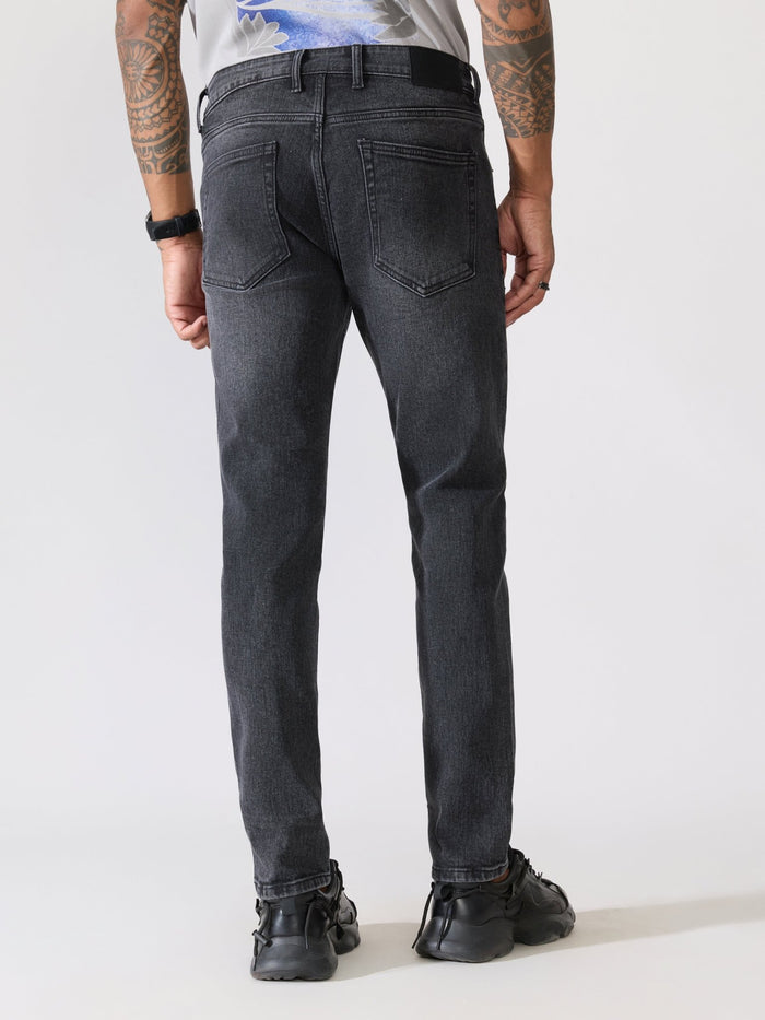 men's Black Shade Skinny Fit Jeans