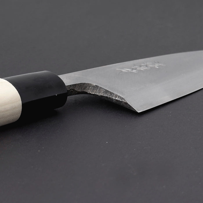 Sakai Takayuki Yellow #3 Deba 150mm Wa-Handle Kasumi Handle Heel