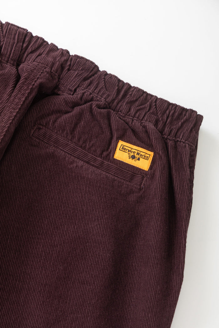 Service Works - Fine Cord Waiter Pants - Burgundy