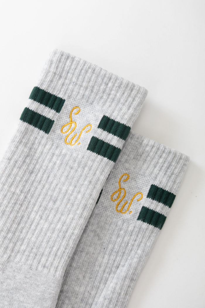 Service Works - Monogram Socks - Heather Grey
